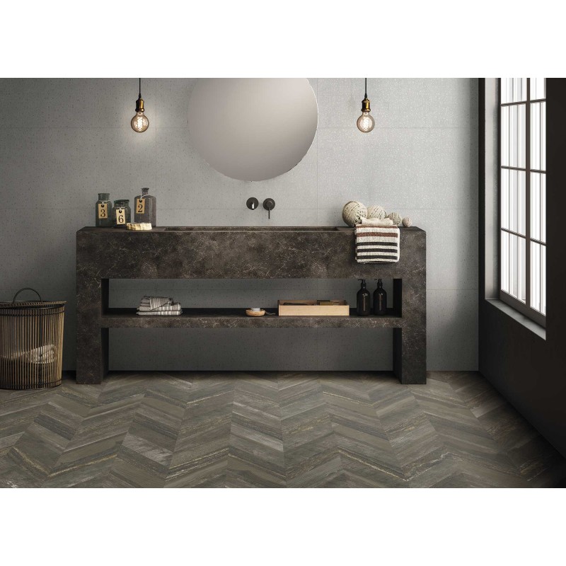 CHEVRON WALNUT STAMP NATURAL 50X100 RECTIFICADO