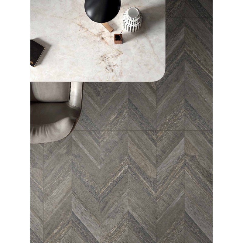 CHEVRON WALNUT STAMP NATURAL 50X100 RECTIFICADO