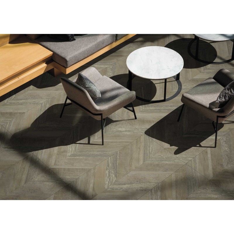 CHEVRON OAK STAMP ANTIDESLIZANTE 20MM 50X100 RECTIFICADO