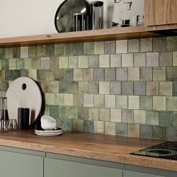 Azulejo efecto Monocolor Island de Ribesalbes para Baño, Cocina, Residencial, Piscina