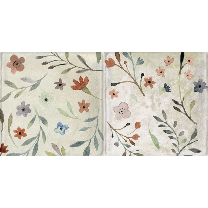 Azulejo efecto Botánico Island de Ribesalbes para Baño, Cocina, Residencial, Decoración