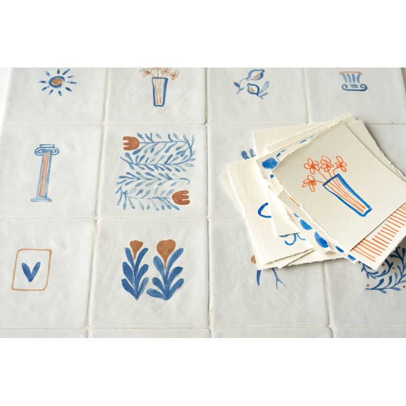 SANTORINI WHITE BEACH MATE 10X20