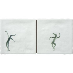 Azulejo efecto Hidráulico Santorini de Ribesalbes para Baño, Cocina, Residencial, Decoración