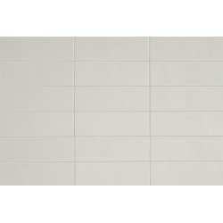Revestimiento cerámico Chroma de Aleluia Soft Grey 8,6x26,2 efecto Monocolor