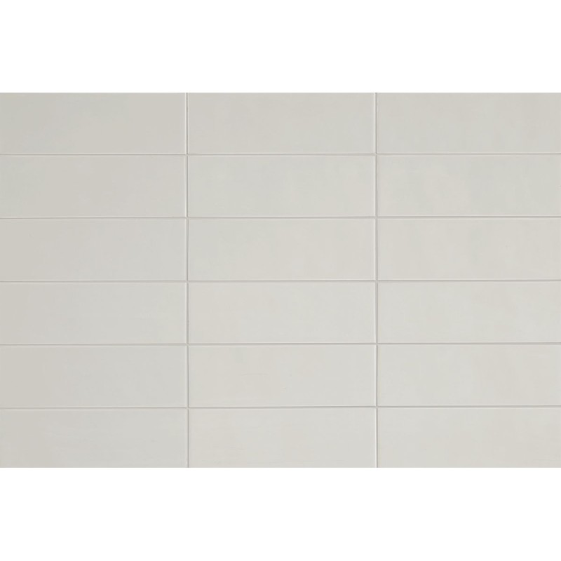 Revestimiento cerámico Chroma de Aleluia Soft Grey 8,6x26,2 efecto Monocolor
