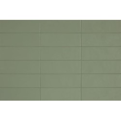 Revestimiento cerámico Chroma de Aleluia Sage Green 8,6x26,2 efecto Monocolor