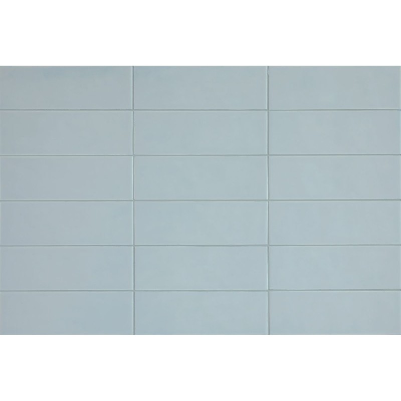 Revestimiento cerámico Chroma de Aleluia Blue Pearl 8,6x26,2 efecto Monocolor