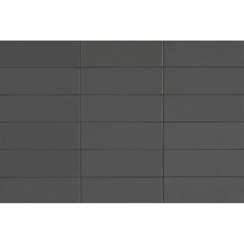 Revestimiento cerámico Chroma de Aleluia Graphite 8,6x26,2 efecto Monocolor
