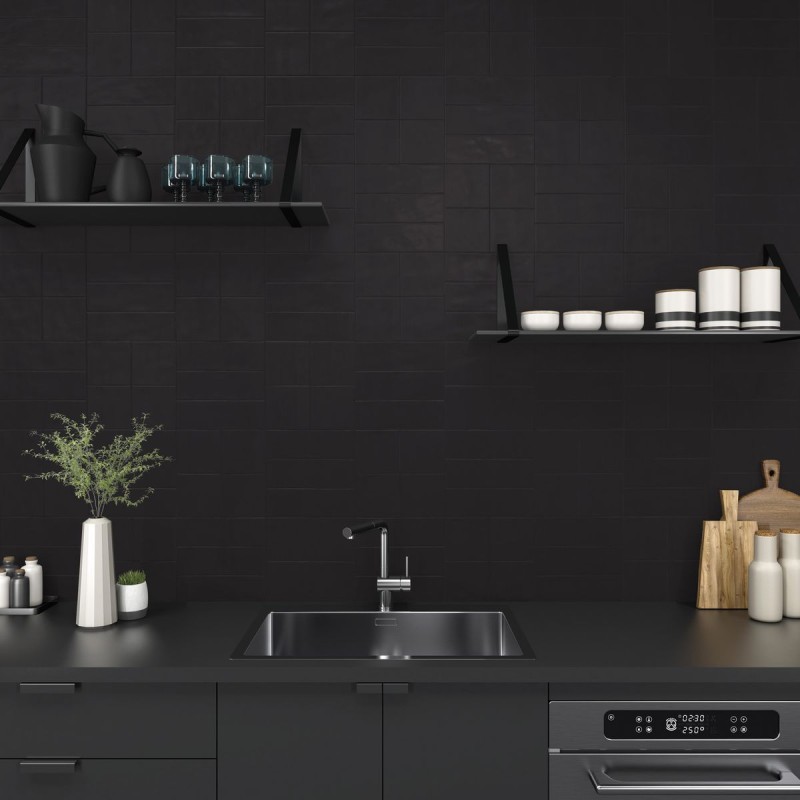 ALELUIA CHROMA CHARCOAL BLACK MATE 8,6X26,2