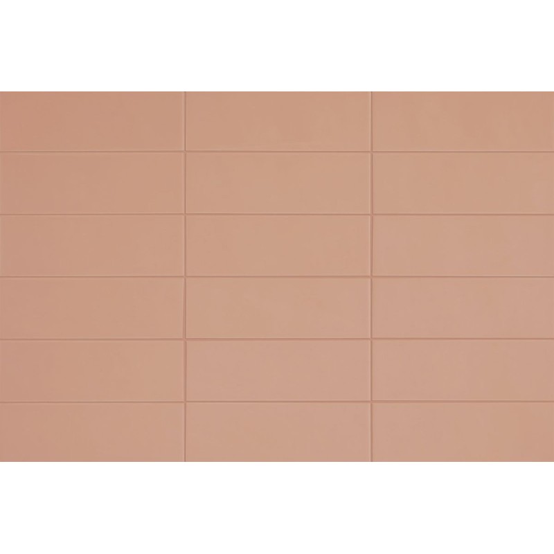 Revestimiento cerámico Chroma de Aleluia Blush 8,6x26,2 efecto Monocolor