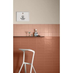 Revestimiento cerámico Chroma de Aleluia Blush 8,6x26,2 efecto Monocolor