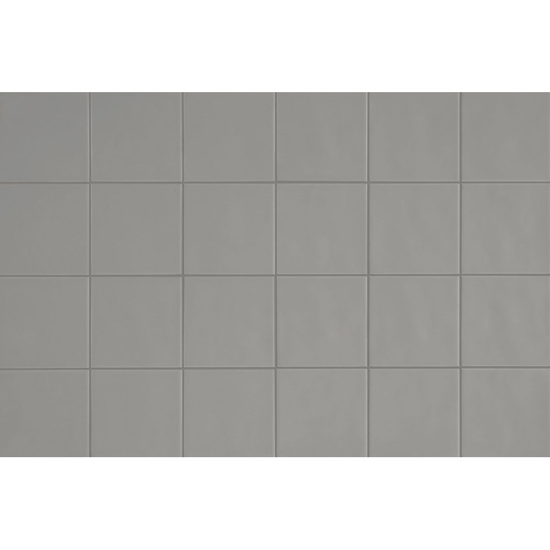 Revestimiento cerámico Chroma de Aleluia Pepper Grey 13x13 efecto Monocolor