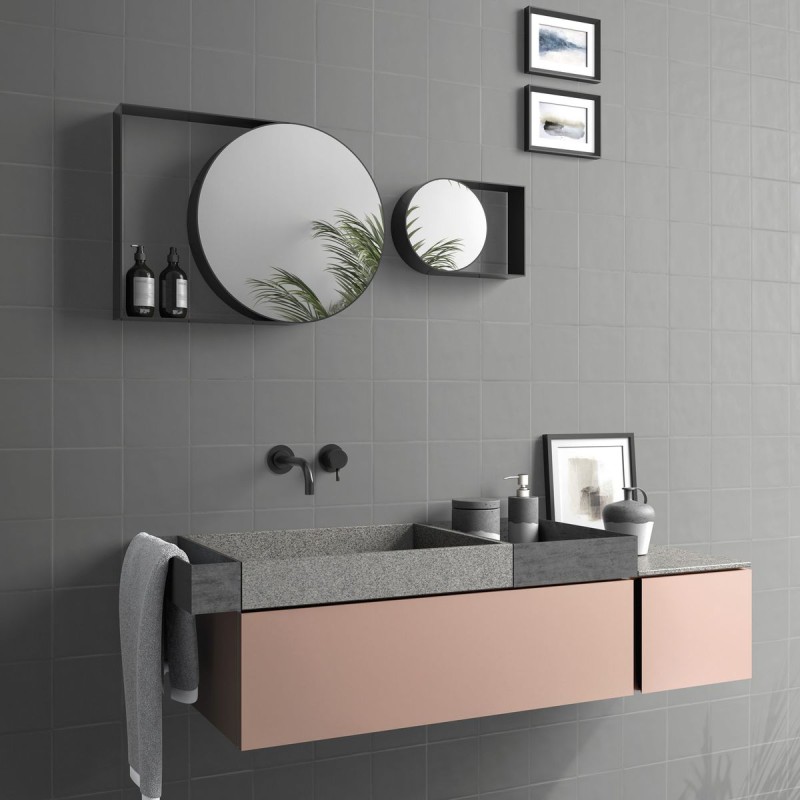 ALELUIA CHROMA PEPPER GREY MATE 13X13