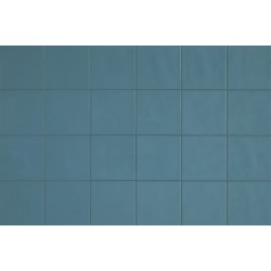 Revestimiento cerámico Chroma de Aleluia Misty Blue 13x13 efecto Monocolor
