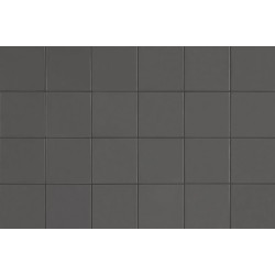 Revestimiento cerámico Chroma de Aleluia Graphite 13x13 efecto Monocolor