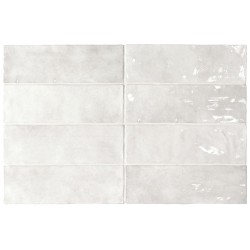 Revestimiento cerámico La Riviera de Equipe Gris Nuage 6,5x20 efecto Monocolor