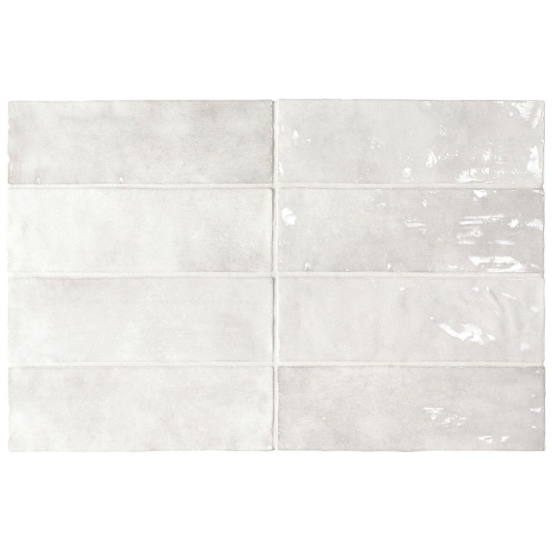 Revestimiento cerámico La Riviera de Equipe Gris Nuage 6,5x20 efecto Monocolor