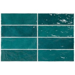Revestimiento cerámico La Riviera de Equipe Quetzal 6,5x20 efecto Monocolor