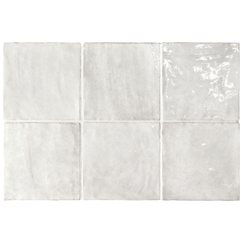 Revestimiento cerámico La Riviera de Equipe Gris Nuage 13,2x13,2 efecto Monocolor