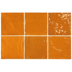 Revestimiento cerámico La Riviera de Equipe Ginger 13,2x13,2 efecto Monocolor
