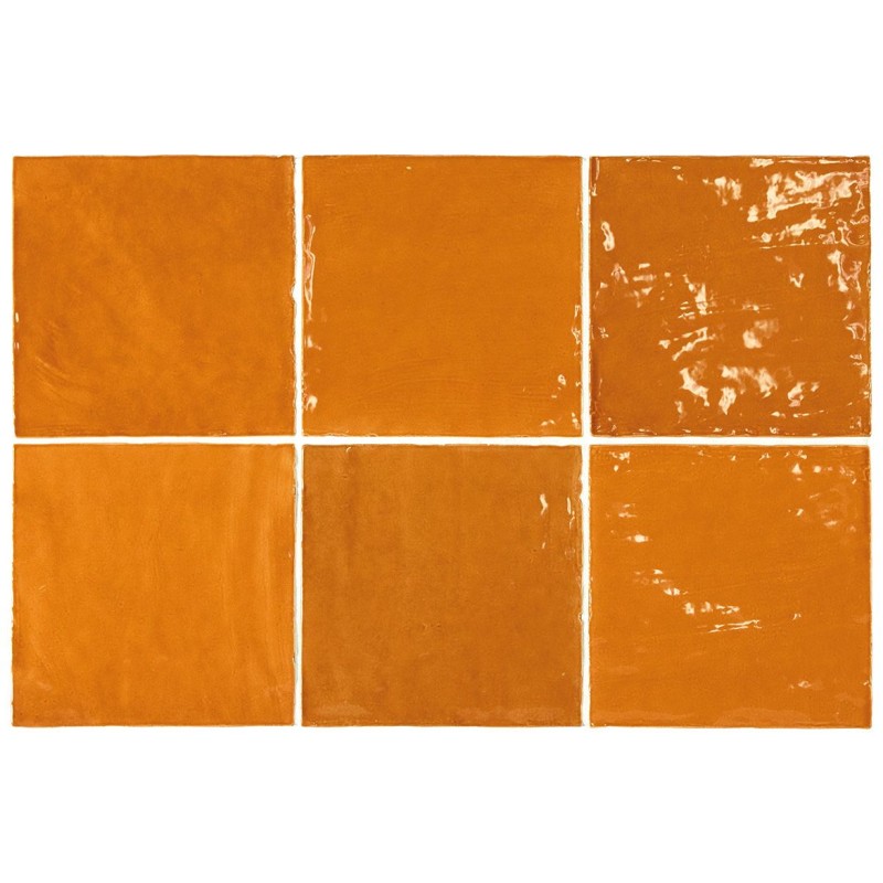 Revestimiento cerámico La Riviera de Equipe Ginger 13,2x13,2 efecto Monocolor