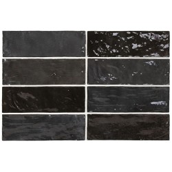 Revestimiento cerámico La Riviera de Equipe Tourmaline 6,5x20 efecto Monocolor
