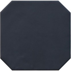 Porcelánico Octagon de Equipe Negro 20x20 efecto Monocolor