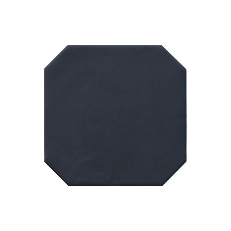 Porcelánico Octagon de Equipe Negro 20x20 efecto Monocolor