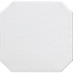 Porcelánico Octagon de Equipe Blanco 20x20 efecto Monocolor