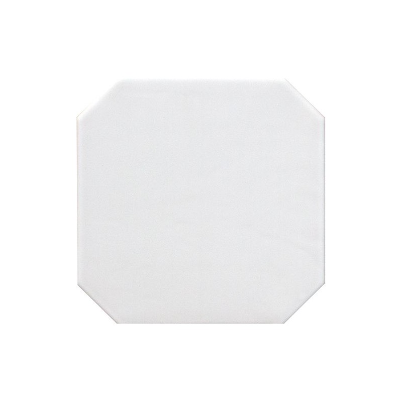 Porcelánico Octagon de Equipe Blanco 20x20 efecto Monocolor