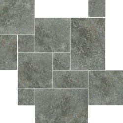 Pack modular Java de Argenta en color Green, acabado mate antideslizante, con piezas de 44x66, 44x44, 22x44 y 22x22 cm