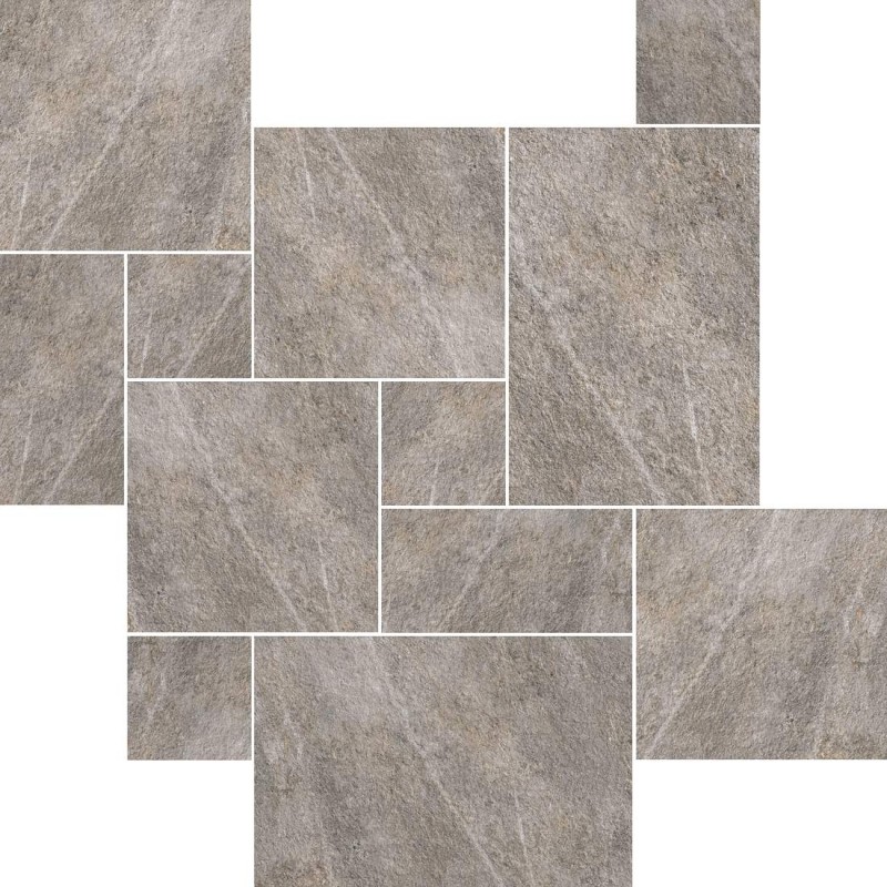 Pack modular Ural de Argenta en color Gris, acabado mate, con piezas de 44x66, 44x44, 22x44 y 22x22 cm
