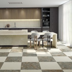 Porcelánico Ragusa de Vives Blanco 59.3x59.3 efecto Piedra