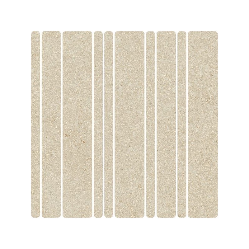 Mosaico Ragusa Erei de Vives Beige 30x30 efecto Piedra