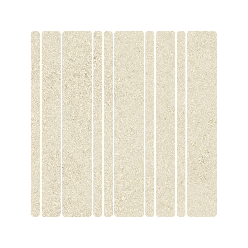 Mosaico Ragusa Erei de Vives Blanco 30x30 efecto Piedra