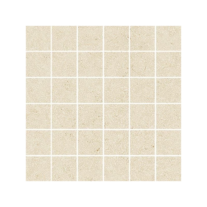 Mosaico Ragusa de Vives Blanco 30x30 efecto Piedra