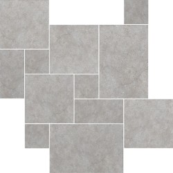Pack modular Clunia de Argenta en color Pearl, acabado mate, con piezas de 44x66, 44x44, 22x44 y 22x22 cm