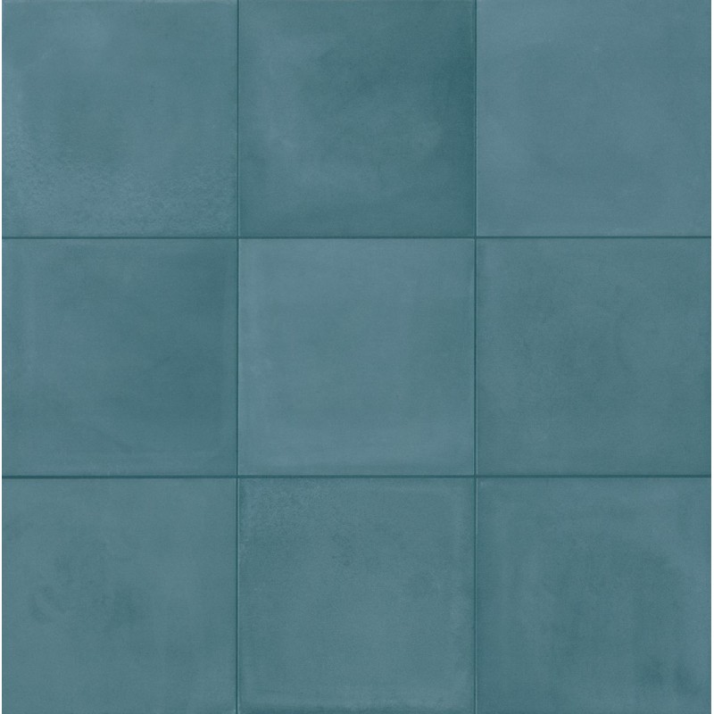 Porcelánico D_Segni de Marazzi en Blend Azzurro, acabado natural, formato 20x20 cm