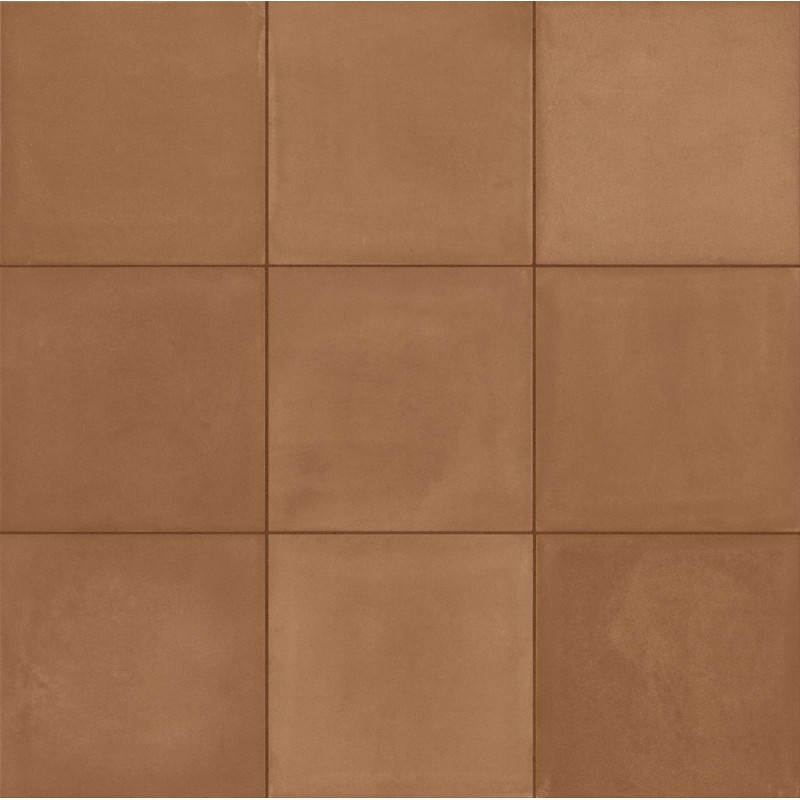 Porcelánico D_Segni de Marazzi en Blend Terra, acabado natural, formato 20x20 cm