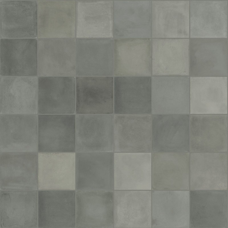 Porcelánico D_Segni de Marazzi en Blend Carbone, acabado natural, formato 10x10 cm