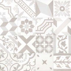 Decorado D_Segni de Marazzi en Blend Decoro Mix Osso, acabado natural, formato 20x20 cm