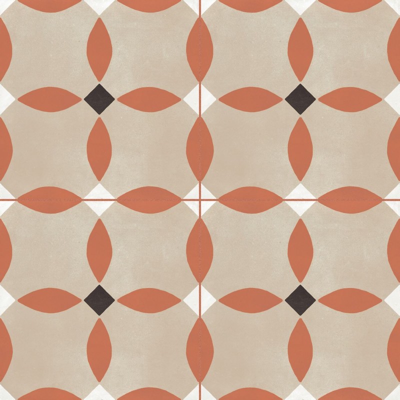 Decorado D_Segni de Marazzi en Colore Tappeto 8, acabado natural, formato 20x20 cm