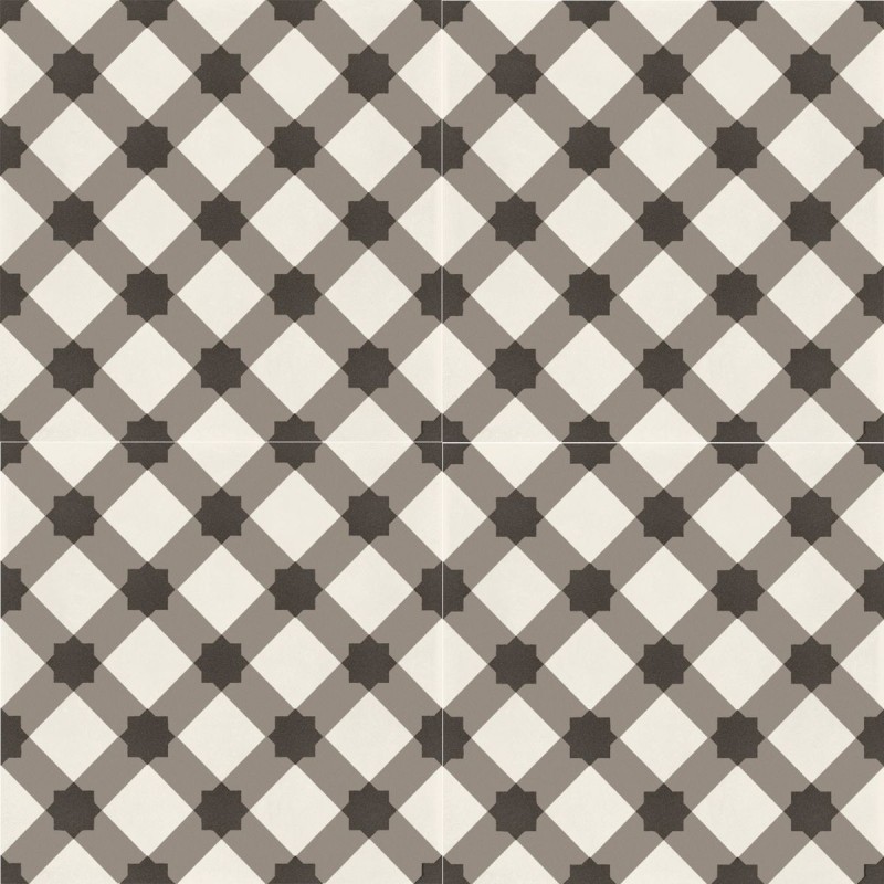 Decorado D_Segni de Marazzi en Micro 2 Caldi, acabado natural, formato 20x20 cm