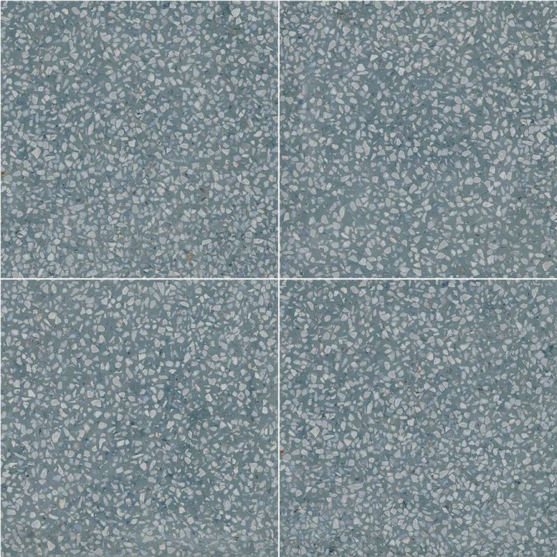 Porcelánico D_Segni de Marazzi en Scaglie Blue, acabado natural, formato 20x20 cm
