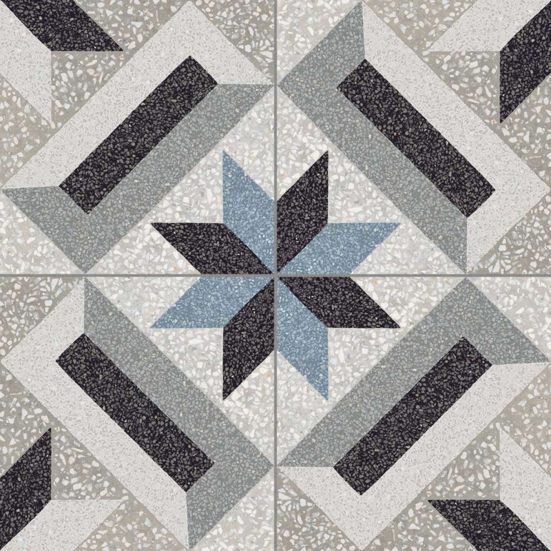 Decorado D_Segni de Marazzi en Scaglie Tappeto 11, acabado natural, formato 20x20 cm