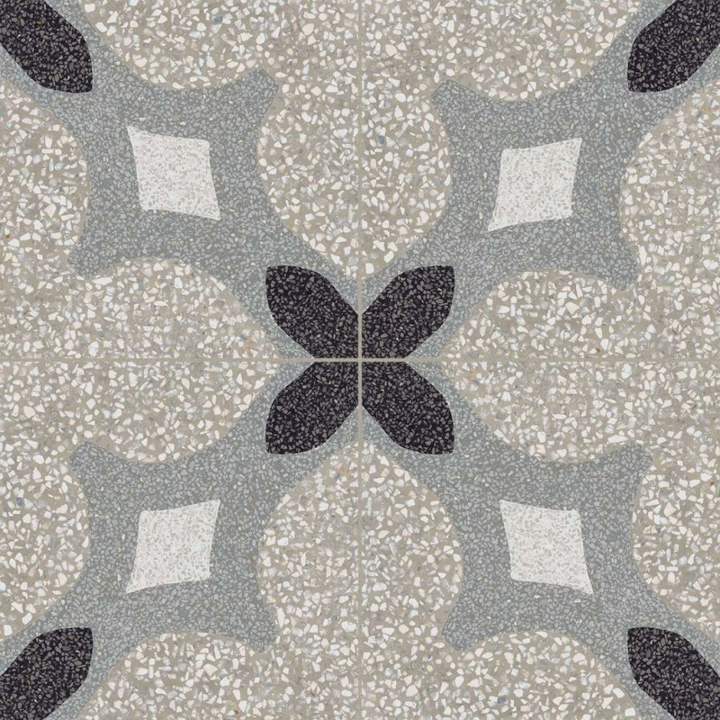 Decorado D_Segni de Marazzi en Scaglie Tappeto 9, acabado natural, formato 20x20 cm