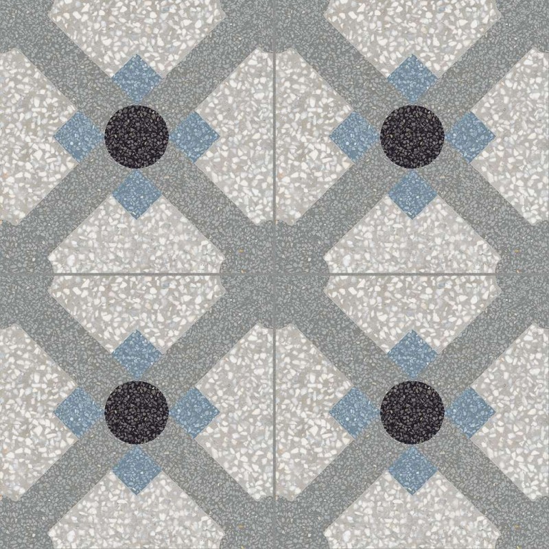 Decorado D_Segni de Marazzi en Scaglie Tappeto 10, acabado natural, formato 20x20 cm