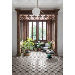 Decorado D_Segni de Marazzi en Scaglie Tappeto 10, acabado natural, formato 20x20 cm
