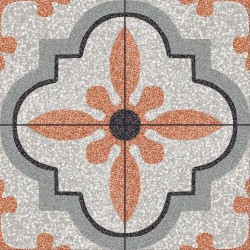 Decorado D_Segni de Marazzi en Scaglie Tappeto 12, acabado natural, formato 20x20 cm