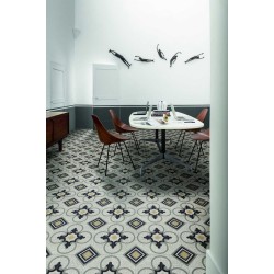 Decorado D_Segni de Marazzi en Scaglie Tappeto 14, acabado natural, formato 20x20 cm